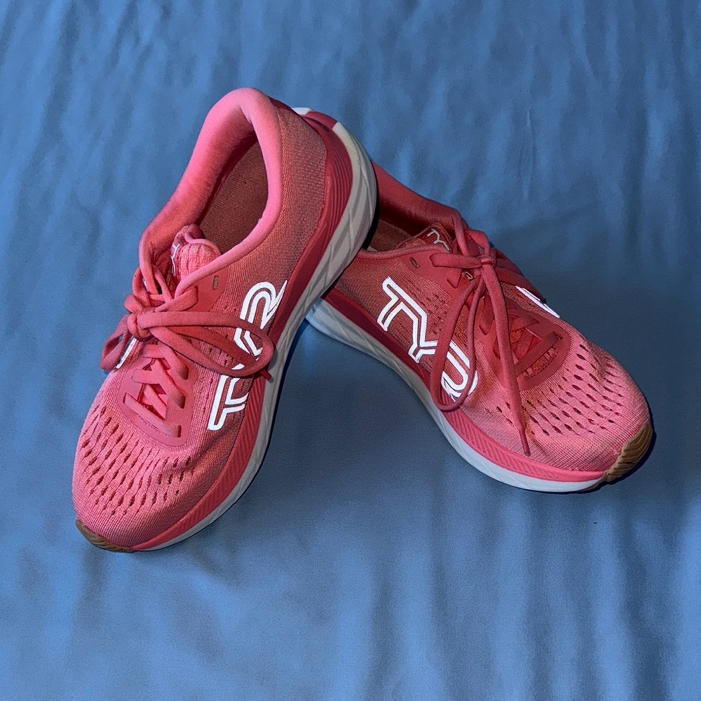 TYR Pink Athletic Shoes with Breathable Mesh